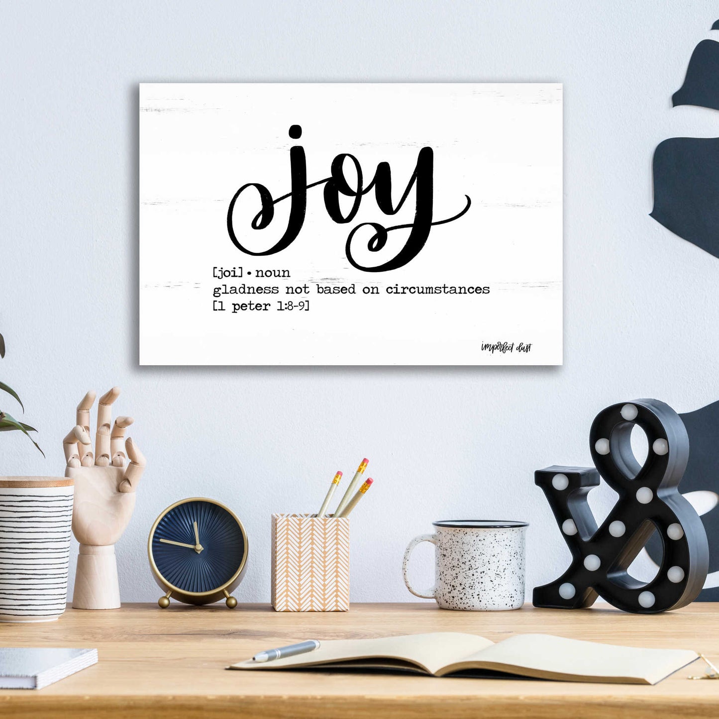 Epic Art 'Joy' by Imperfect Dust, Acrylic Glass Wall Art,16x12