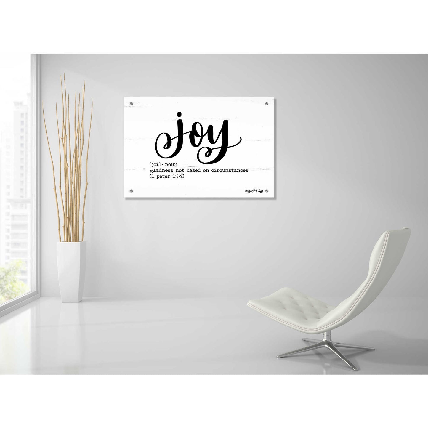 Epic Art 'Joy' by Imperfect Dust, Acrylic Glass Wall Art,36x24