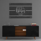 Epic Art 'Welcome to Our Kitchen' by Imperfect Dust, Acrylic Glass Wall Art,36x24