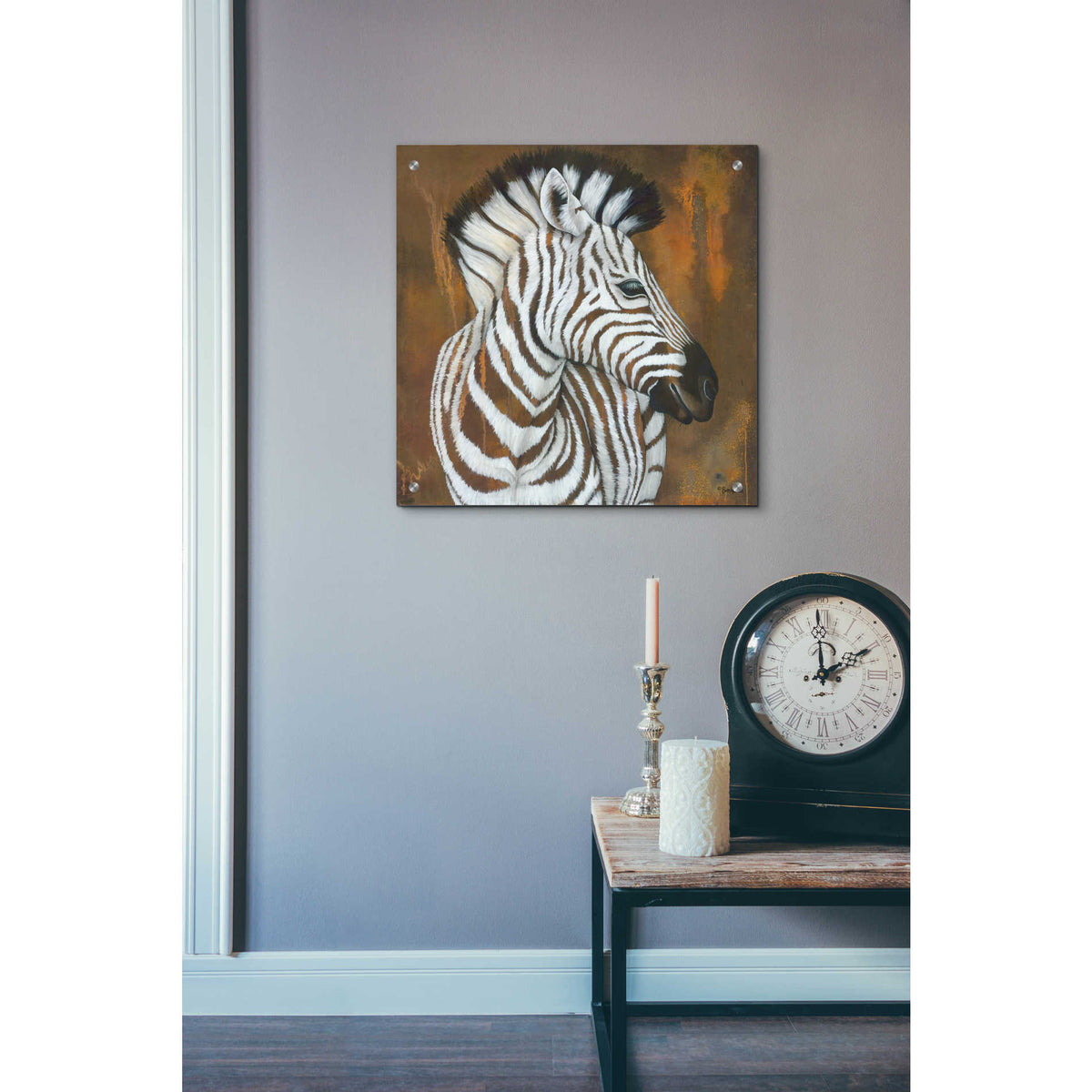 Epic Art 'Serengeti Rock Star' by Britt Hallowell, Acrylic Glass Wall Art,24x24