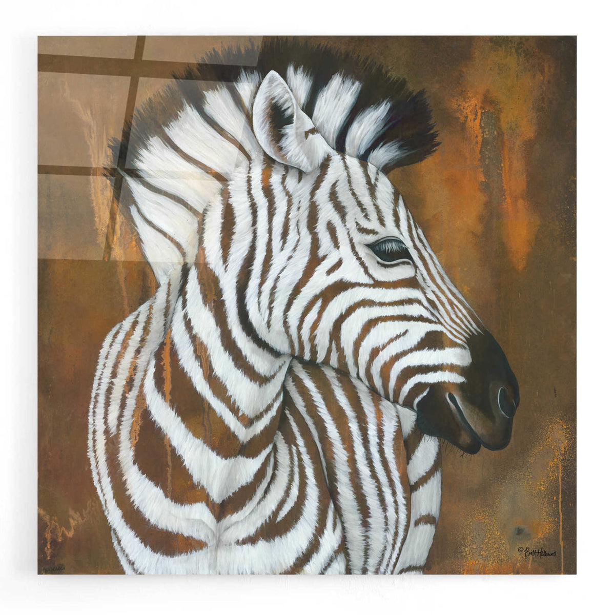 Epic Art 'Serengeti Rock Star' by Britt Hallowell, Acrylic Glass Wall Art