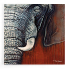 Epic Art 'Revering Tembo' by Britt Hallowell, Acrylic Glass Wall Art