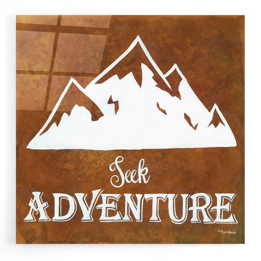 Epic Art 'Seek Adventure' by Britt Hallowell, Acrylic Glass Wall Art