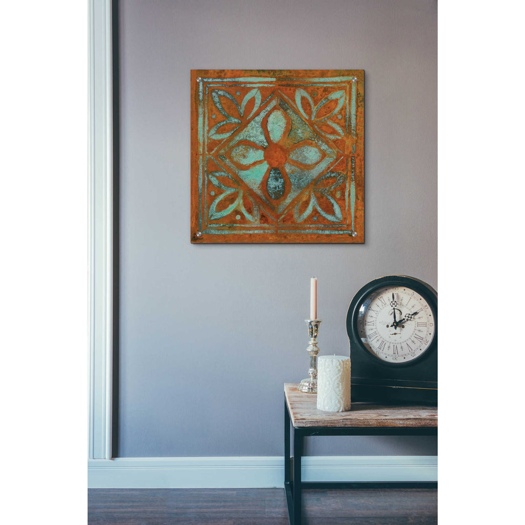 Epic Art 'Villa Tiles' by Britt Hallowell, Acrylic Glass Wall Art,24x24