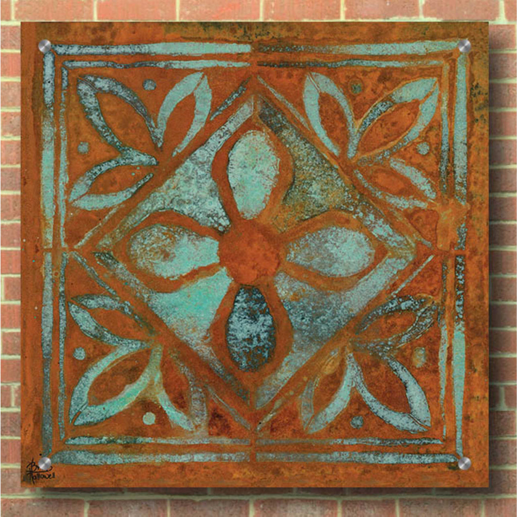Epic Art 'Villa Tiles' by Britt Hallowell, Acrylic Glass Wall Art,36x36