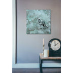 Epic Art 'Simplicity Wolf' by Britt Hallowell, Acrylic Glass Wall Art,24x24