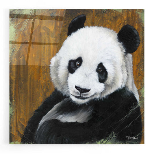 Epic Art 'Panda Smile' by Britt Hallowell, Acrylic Glass Wall Art