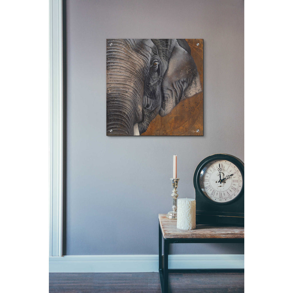 Epic Art 'The Gentlest Giant' by Britt Hallowell, Acrylic Glass Wall Art,24x24