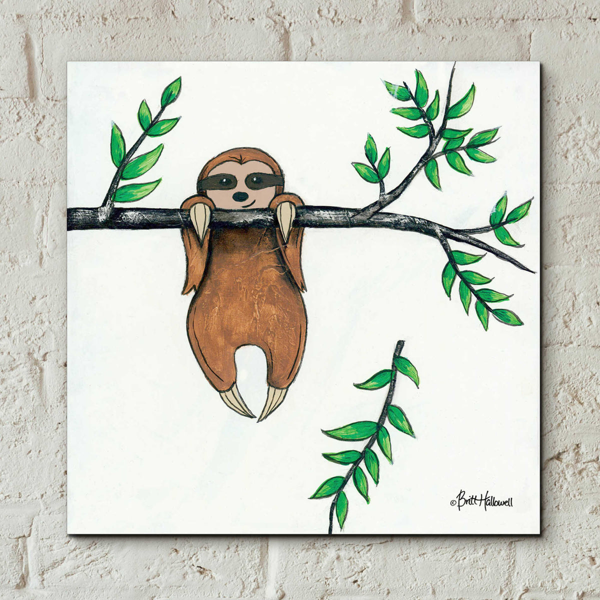 Epic Art 'Slo-Mo Fun II' by Britt Hallowell, Acrylic Glass Wall Art,12x12