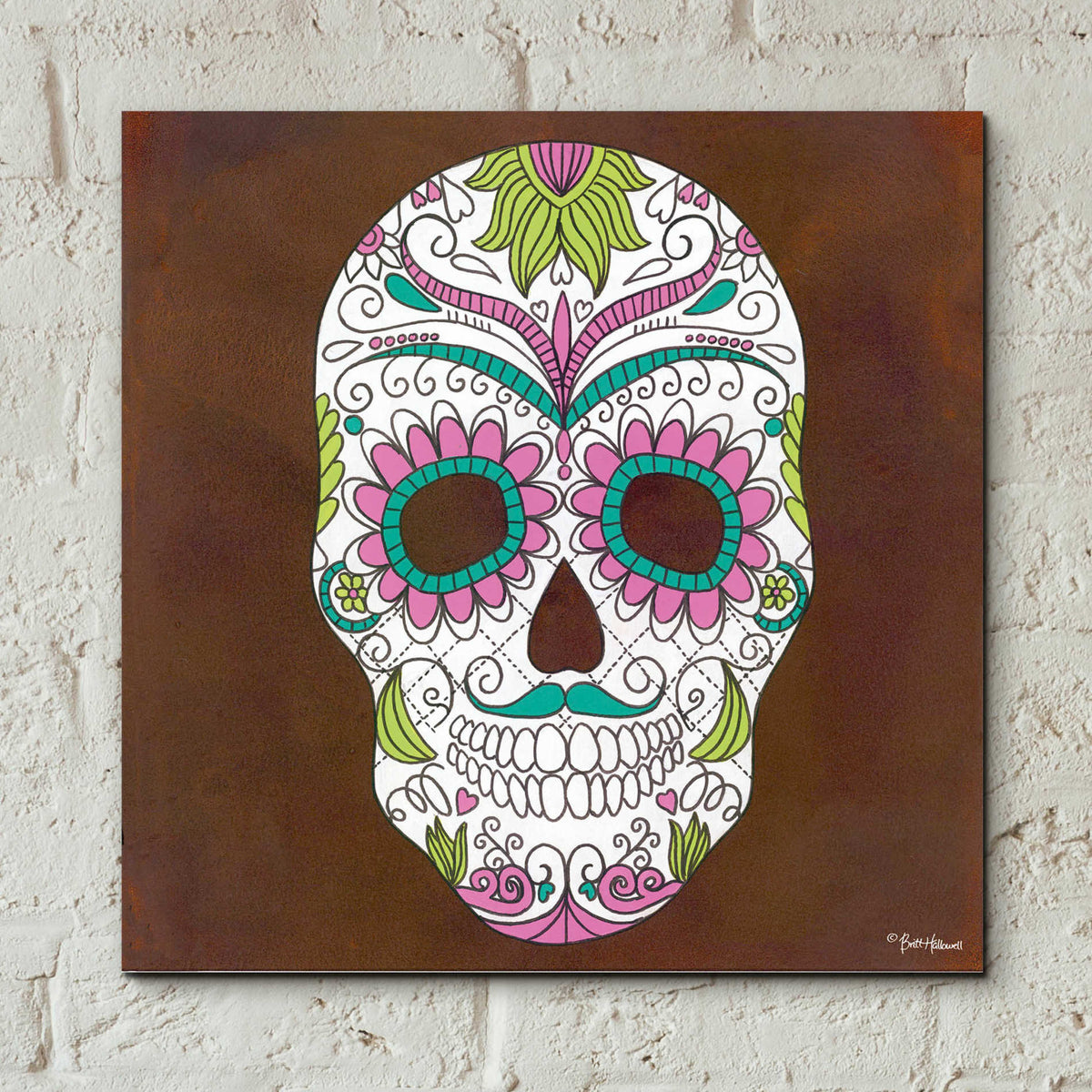 Epic Art 'Celebrating Life I' by Britt Hallowell, Acrylic Glass Wall Art,12x12