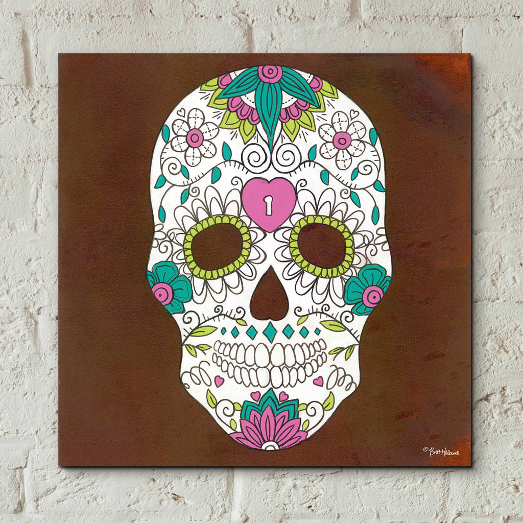 Epic Art 'Celebrating Life II' by Britt Hallowell, Acrylic Glass Wall Art,12x12