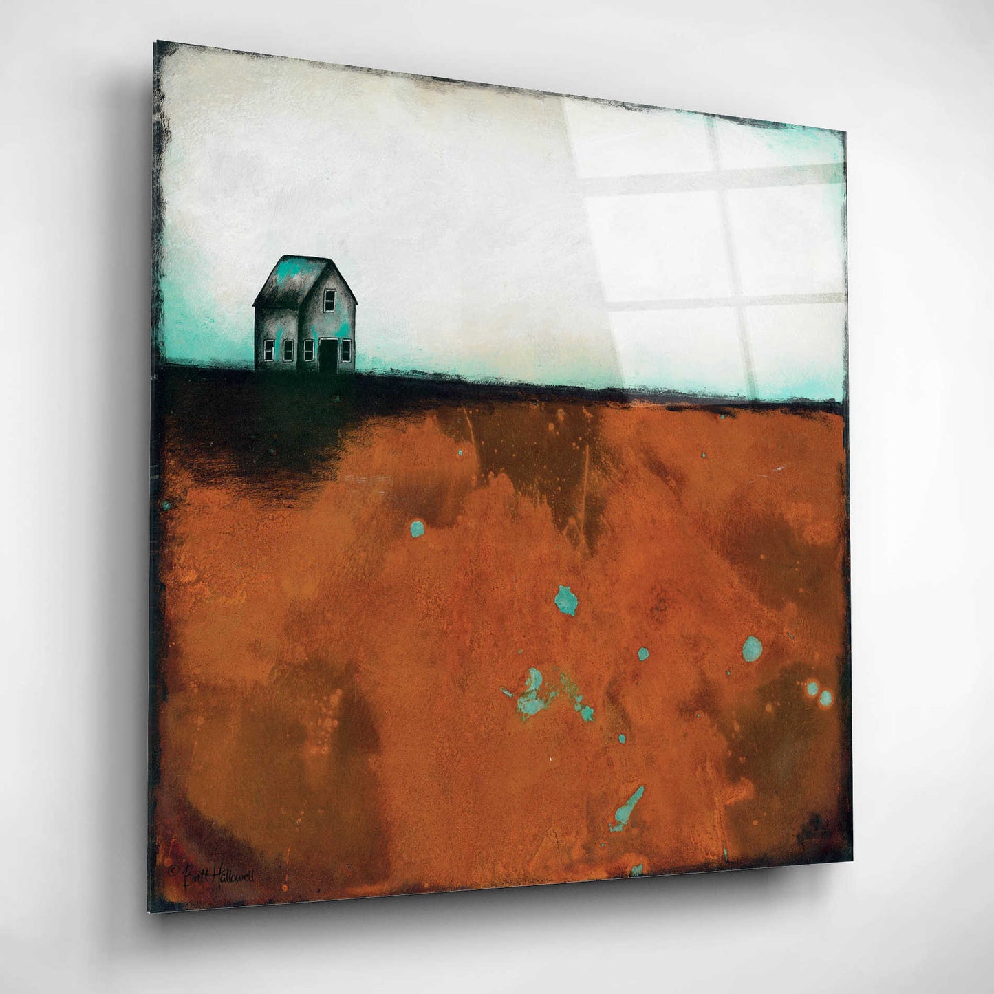 Epic Art 'Country Solace' by Britt Hallowell, Acrylic Glass Wall Art,12x12