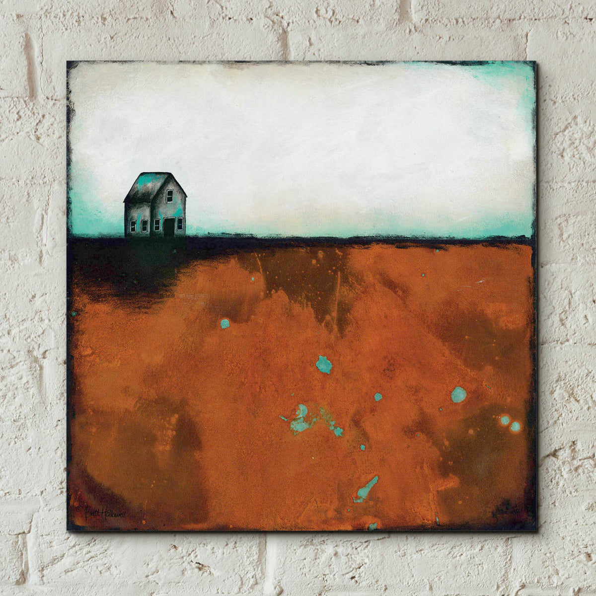 Epic Art 'Country Solace' by Britt Hallowell, Acrylic Glass Wall Art,12x12