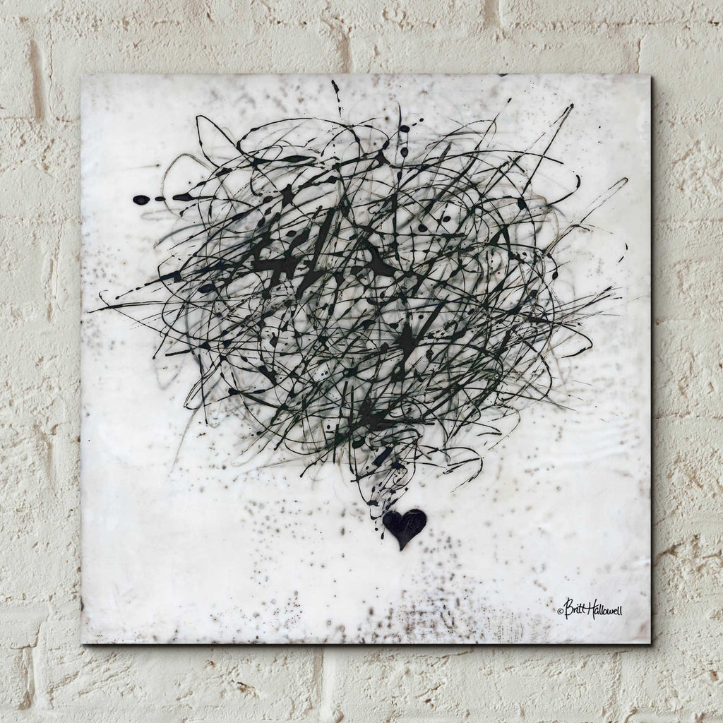 Epic Art 'Crazy Love' by Britt Hallowell, Acrylic Glass Wall Art,12x12