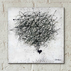 Epic Art 'Crazy Love' by Britt Hallowell, Acrylic Glass Wall Art,12x12