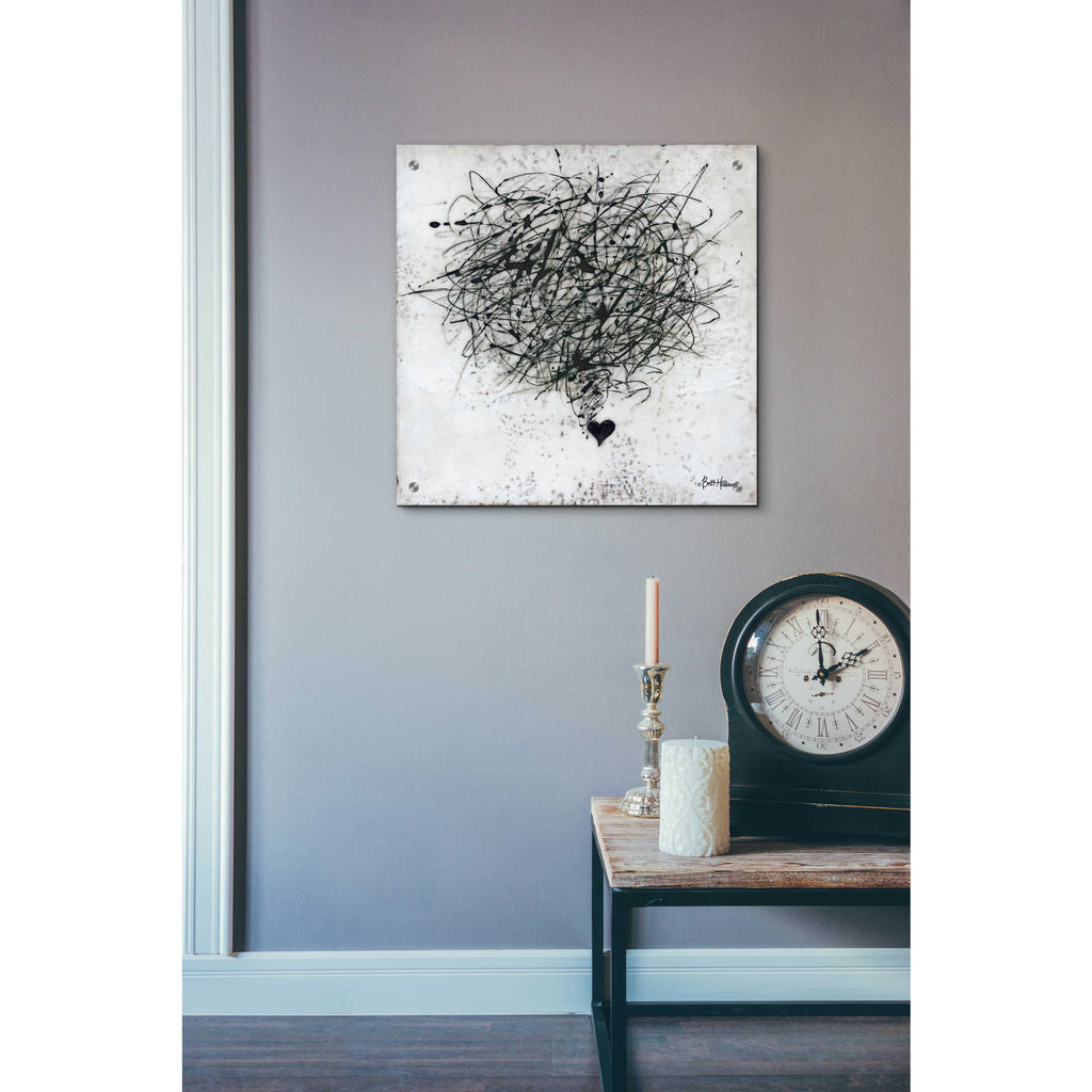 Epic Art 'Crazy Love' by Britt Hallowell, Acrylic Glass Wall Art,24x24