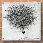 Epic Art 'Crazy Love' by Britt Hallowell, Acrylic Glass Wall Art,36x36