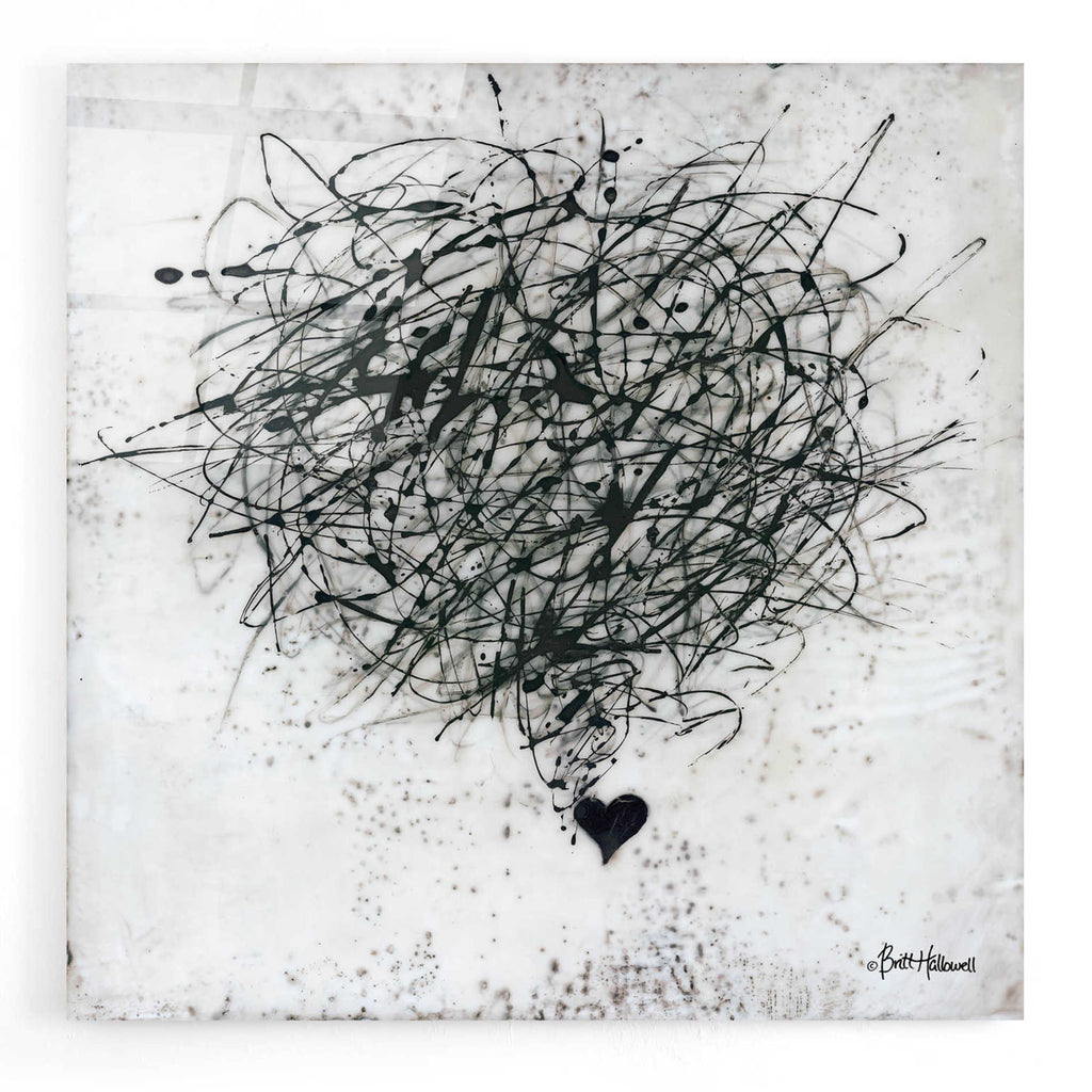 Epic Art 'Crazy Love' by Britt Hallowell, Acrylic Glass Wall Art