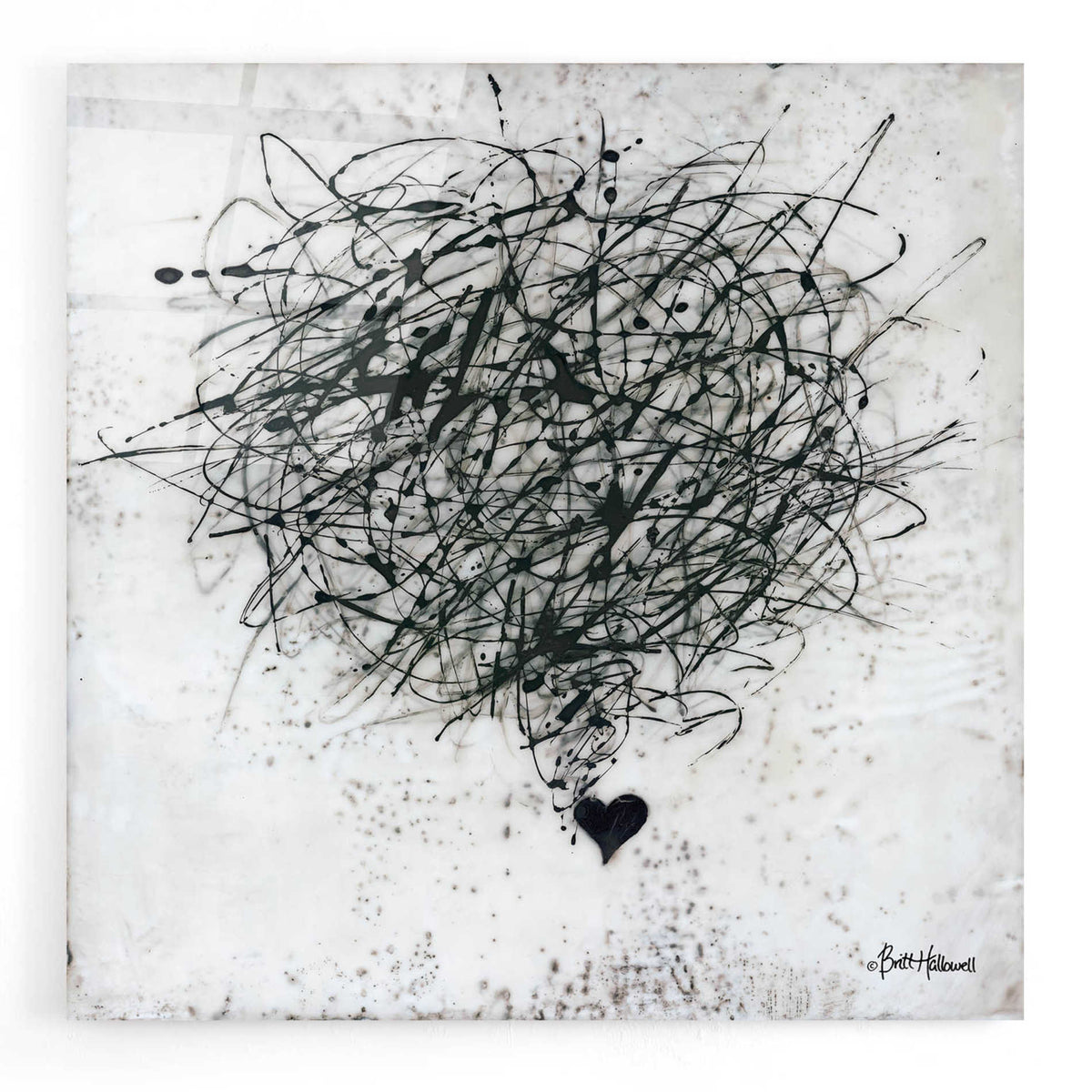 Epic Art 'Crazy Love' by Britt Hallowell, Acrylic Glass Wall Art