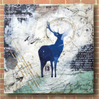 Epic Art 'Wanderer's Spirit' by Britt Hallowell, Acrylic Glass Wall Art,36x36