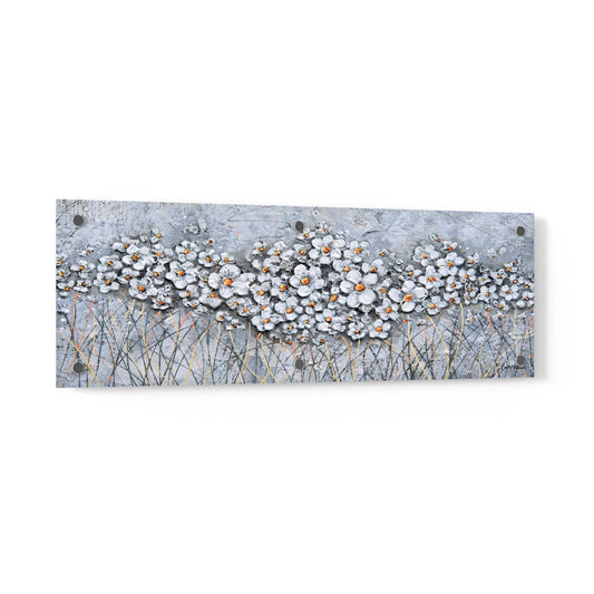 Epic Art 'Fields of Pearls' by Britt Hallowell, Acrylic Glass Wall Art