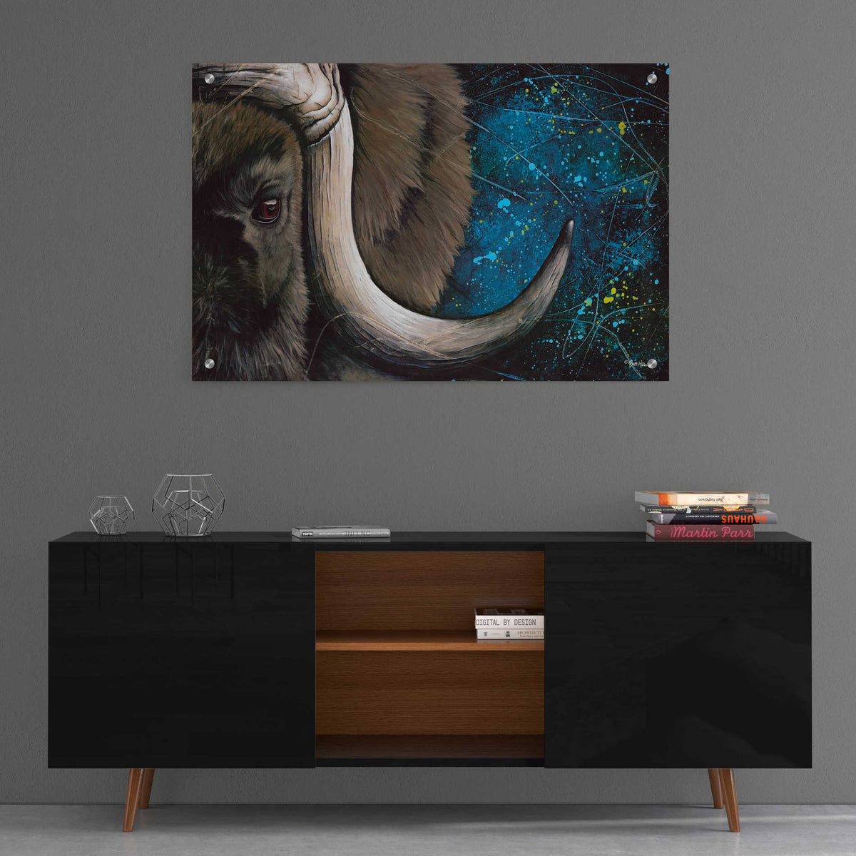 Epic Art 'The Guardian' by Britt Hallowell, Acrylic Glass Wall Art,36x24
