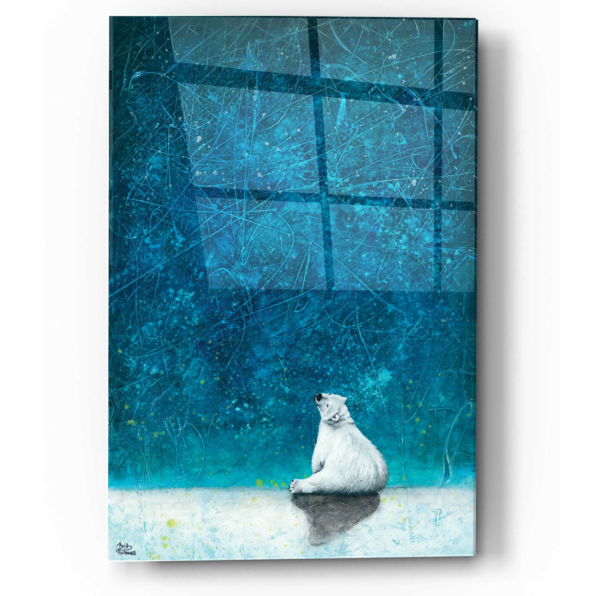 Epic Art 'Wishing on Stars' by Britt Hallowell, Acrylic Glass Wall Art