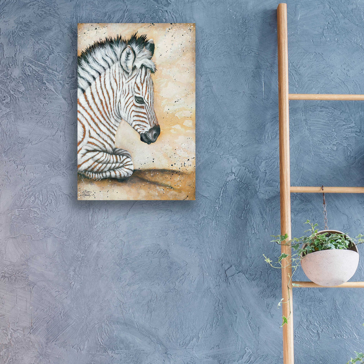 Epic Art 'Savannah Baby' by Britt Hallowell, Acrylic Glass Wall Art,16x24