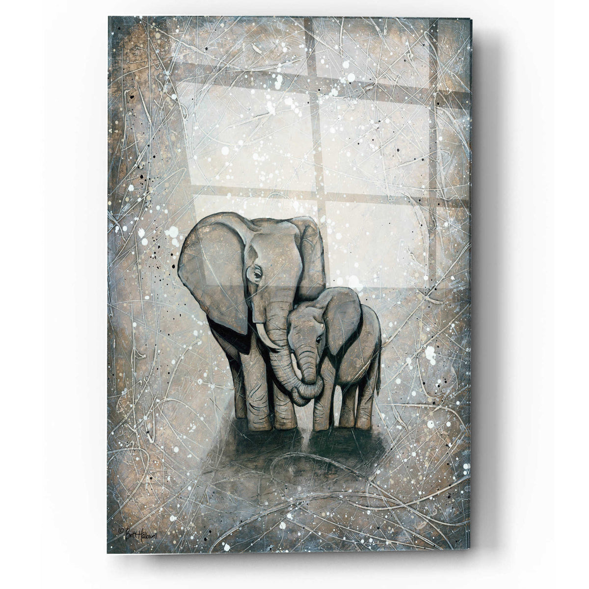 Epic Art 'My Love for You' by Britt Hallowell, Acrylic Glass Wall Art
