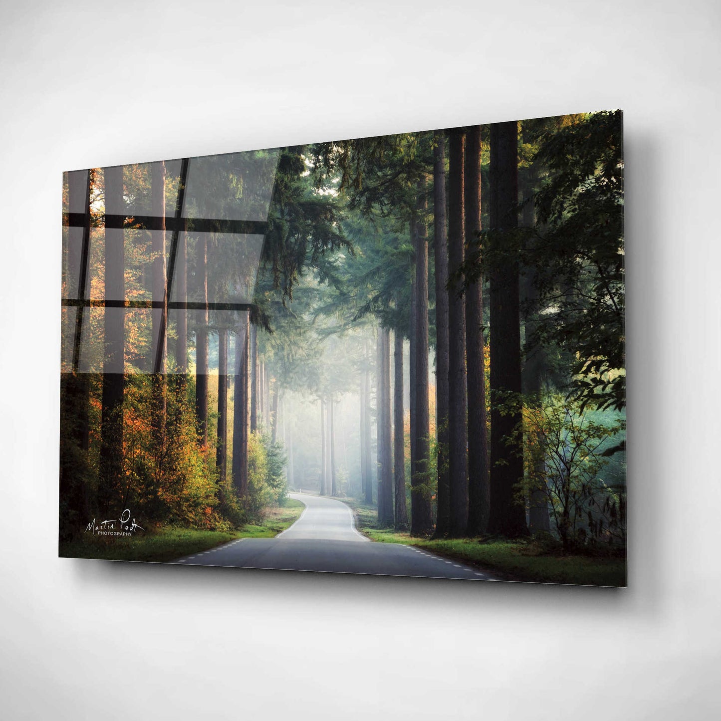 Epic Art 'Mysterious Roads' by Martin Podt, Acrylic Glass Wall Art,16x12