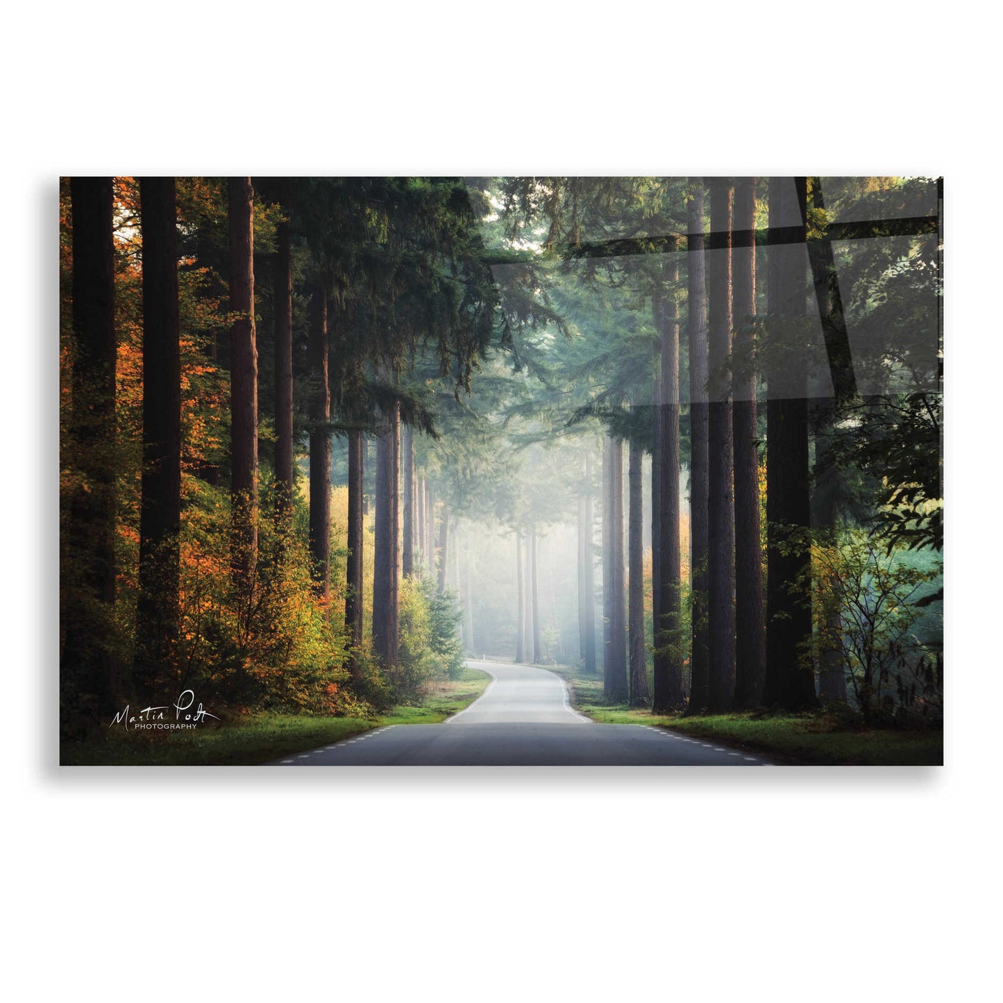 Epic Art 'Mysterious Roads' by Martin Podt, Acrylic Glass Wall Art,24x16