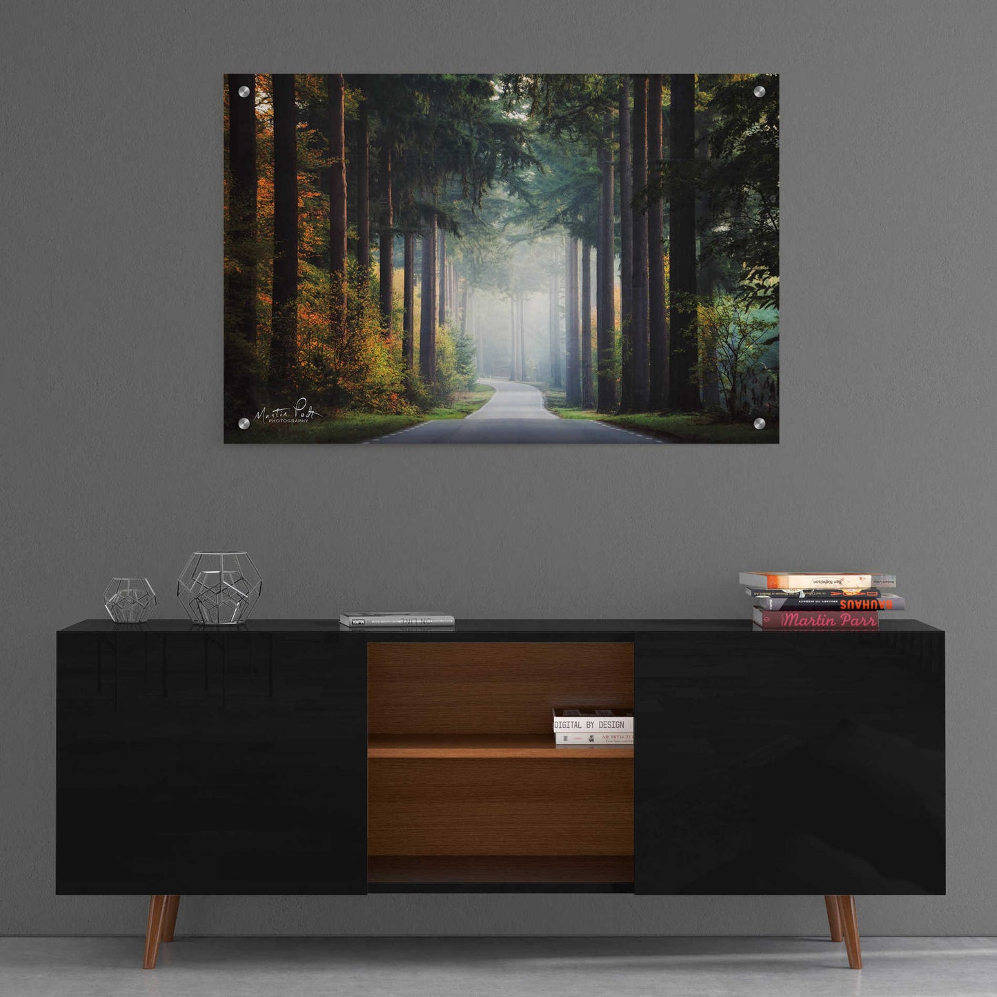 Epic Art 'Mysterious Roads' by Martin Podt, Acrylic Glass Wall Art,36x24