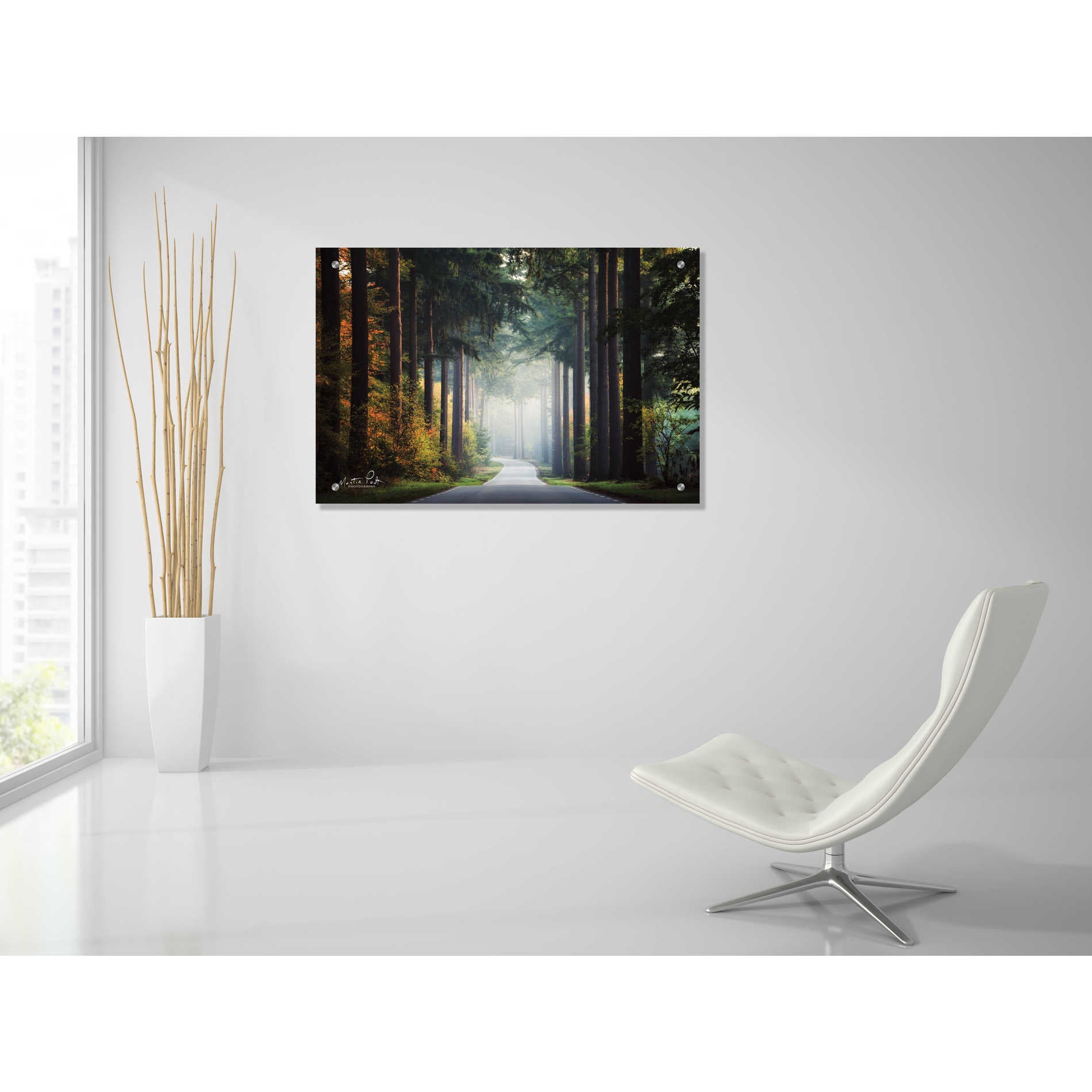 Epic Art 'Mysterious Roads' by Martin Podt, Acrylic Glass Wall Art,36x24