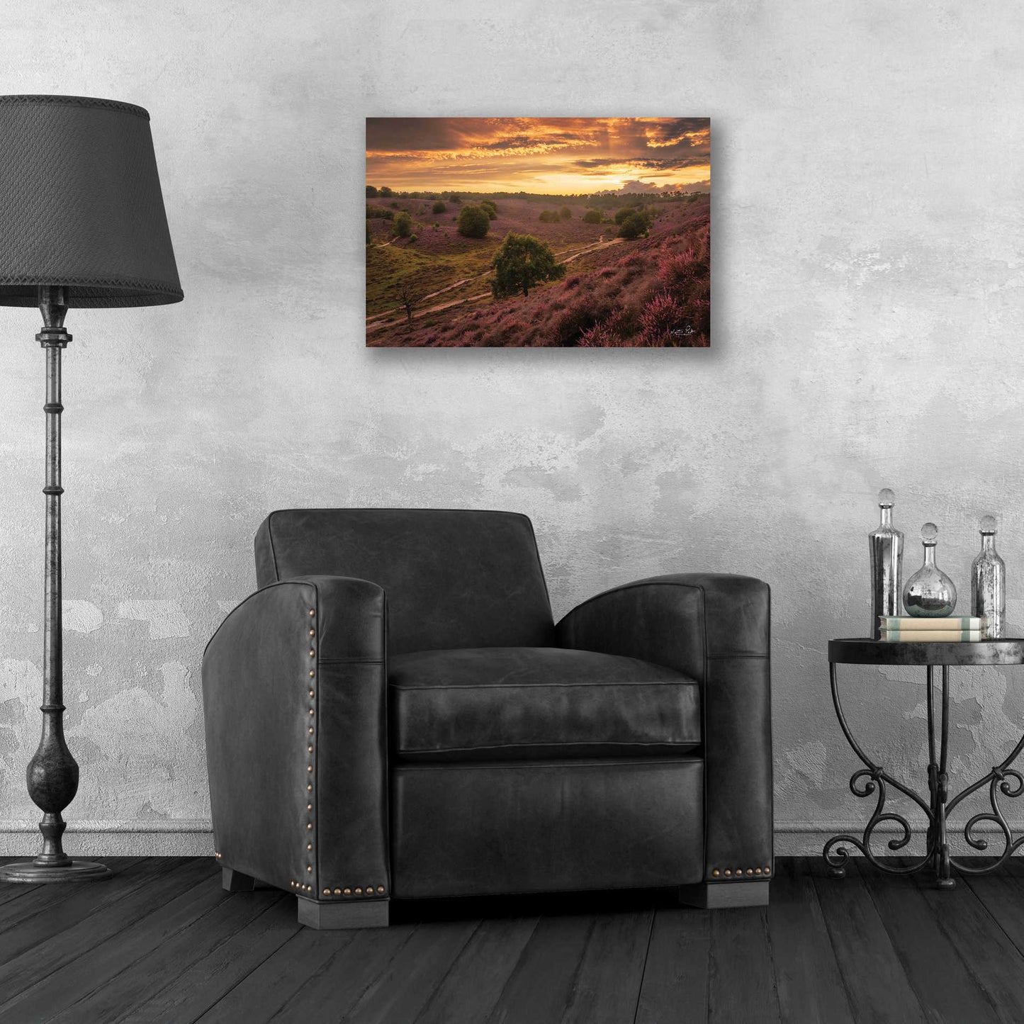 Epic Art 'Just a Sunset in the Netherlands' by Martin Podt, Acrylic Glass Wall Art,24x16