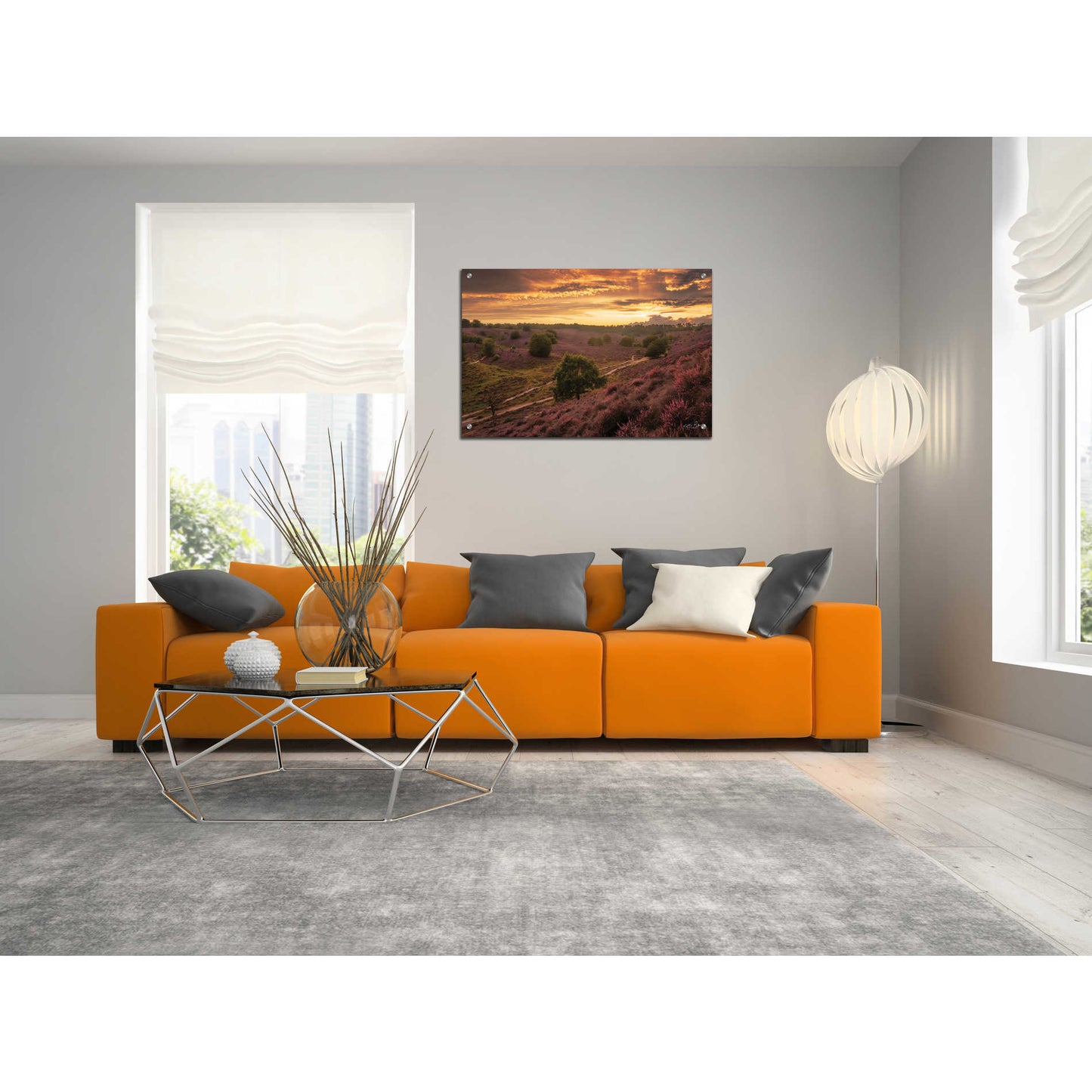 Epic Art 'Just a Sunset in the Netherlands' by Martin Podt, Acrylic Glass Wall Art,36x24