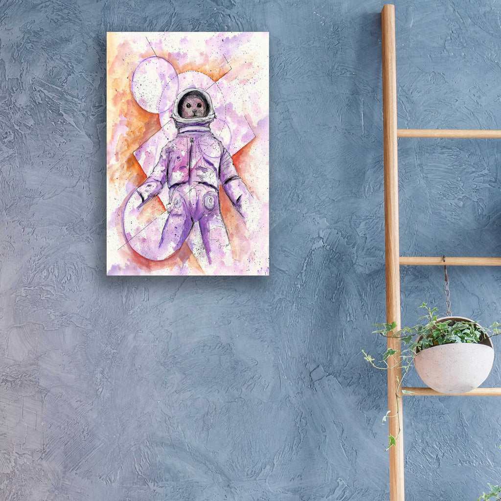 Epic Art 'Astro Cat' by Craig Snodgrass, Acrylic Glass Wall Art,16x24