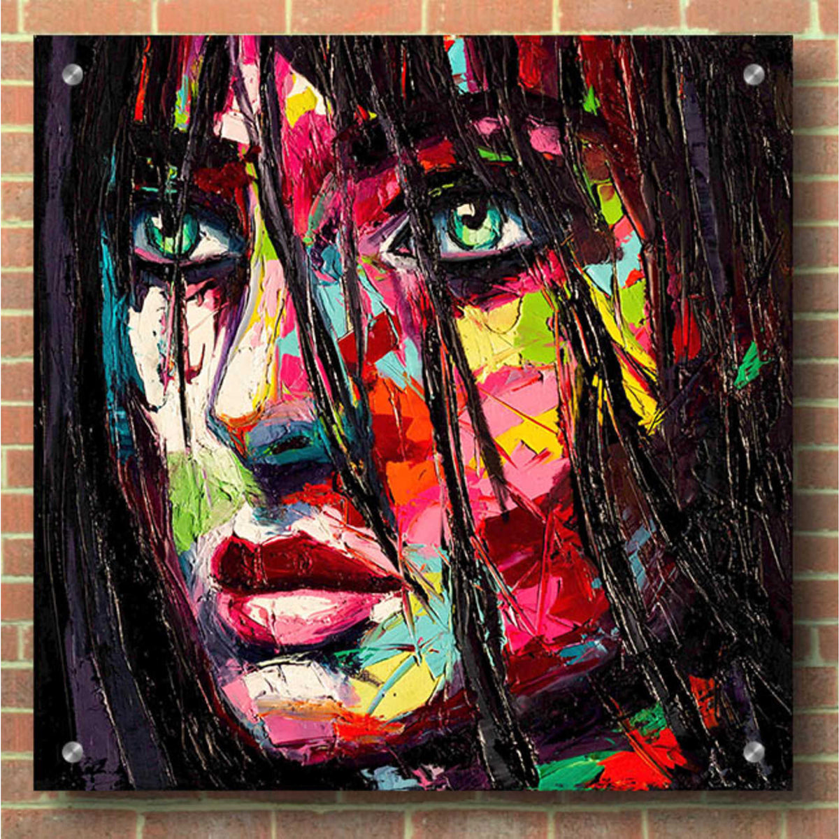 Epic Art 'Behind The Rain Front,' Acrylic Glass Wall Art,36x36