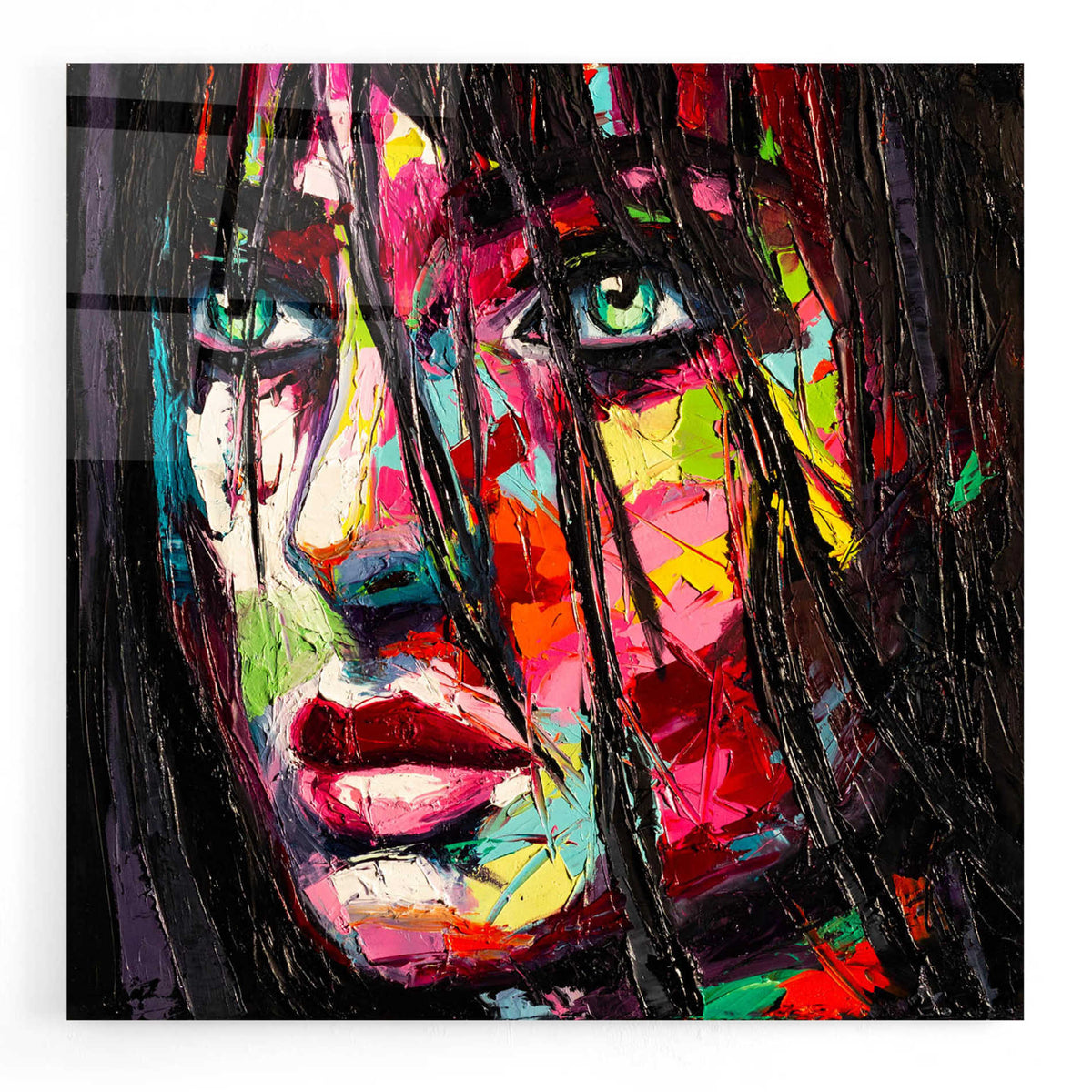 Epic Art 'Behind The Rain Front,' Acrylic Glass Wall Art