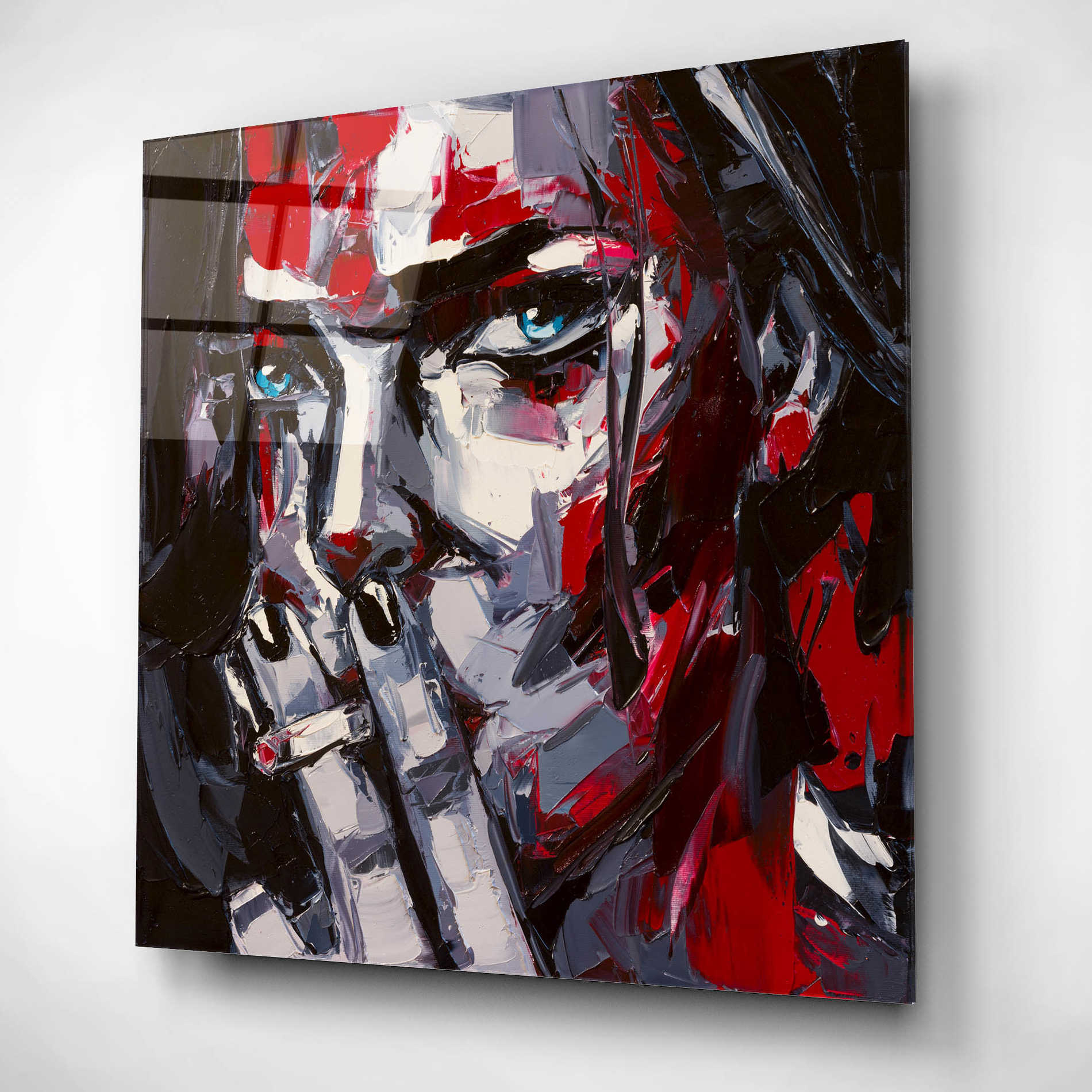 Epic Art 'Contour Of The Sin,' Acrylic Glass Wall Art,12x12
