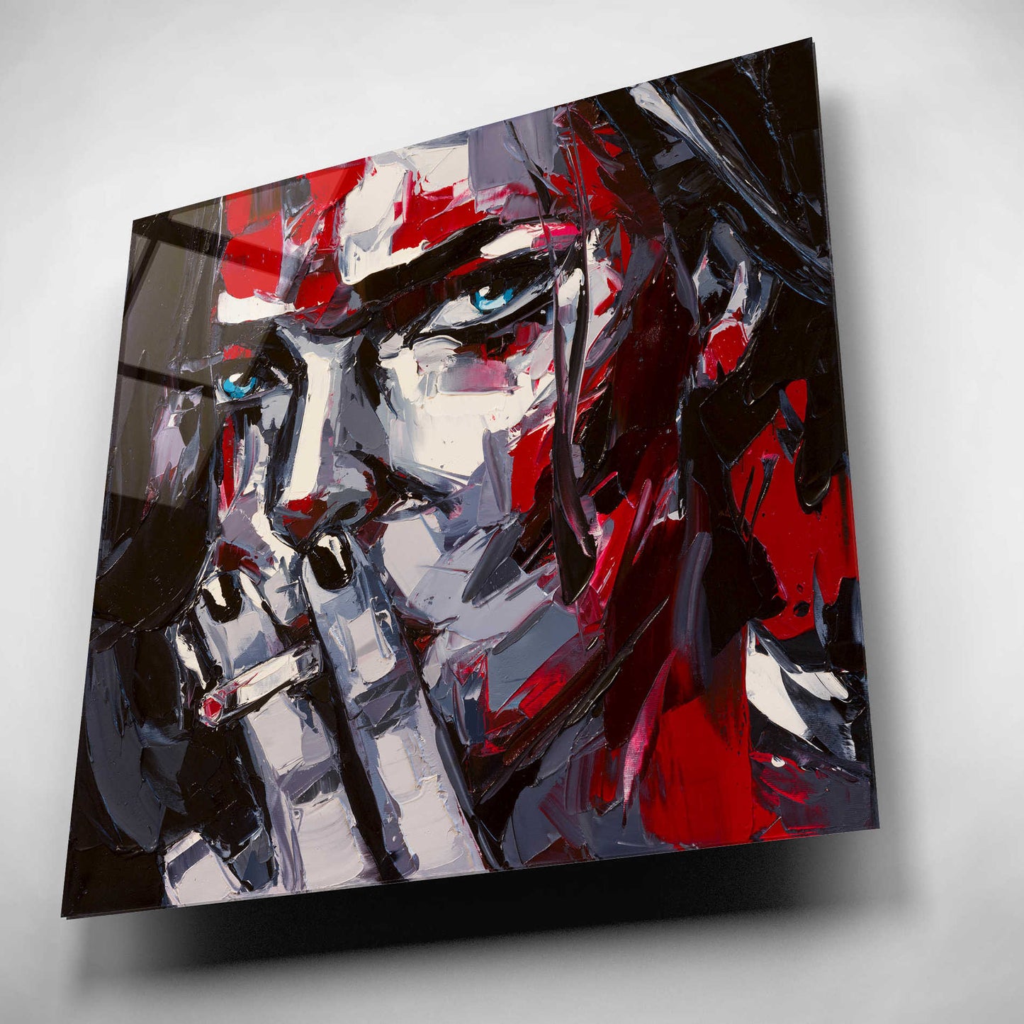 Epic Art 'Contour Of The Sin,' Acrylic Glass Wall Art,12x12