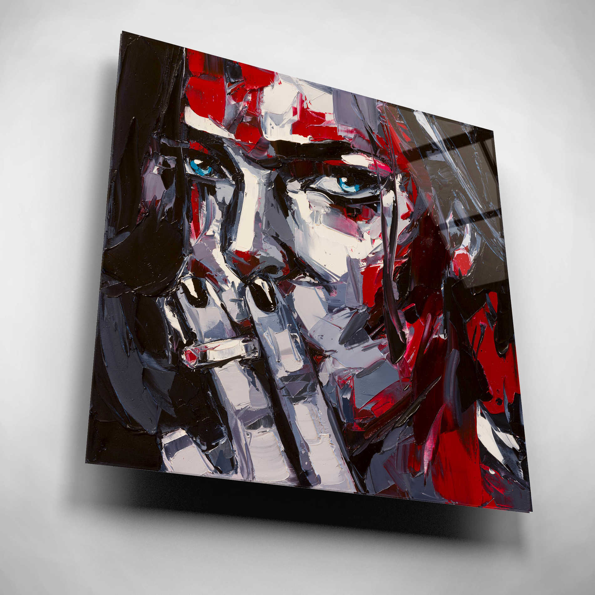 Epic Art 'Contour Of The Sin,' Acrylic Glass Wall Art,12x12