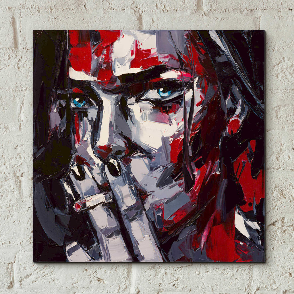 Epic Art 'Contour Of The Sin,' Acrylic Glass Wall Art,12x12