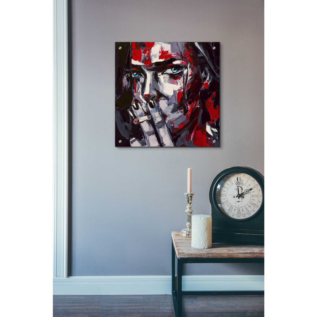 Epic Art 'Contour Of The Sin,' Acrylic Glass Wall Art,24x24