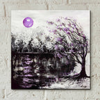 Epic Art 'Flute Melody,' Acrylic Glass Wall Art,12x12
