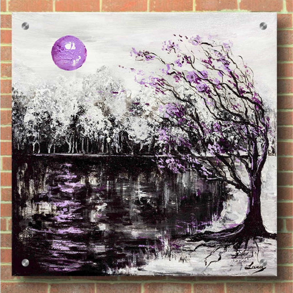 Epic Art 'Flute Melody,' Acrylic Glass Wall Art,36x36
