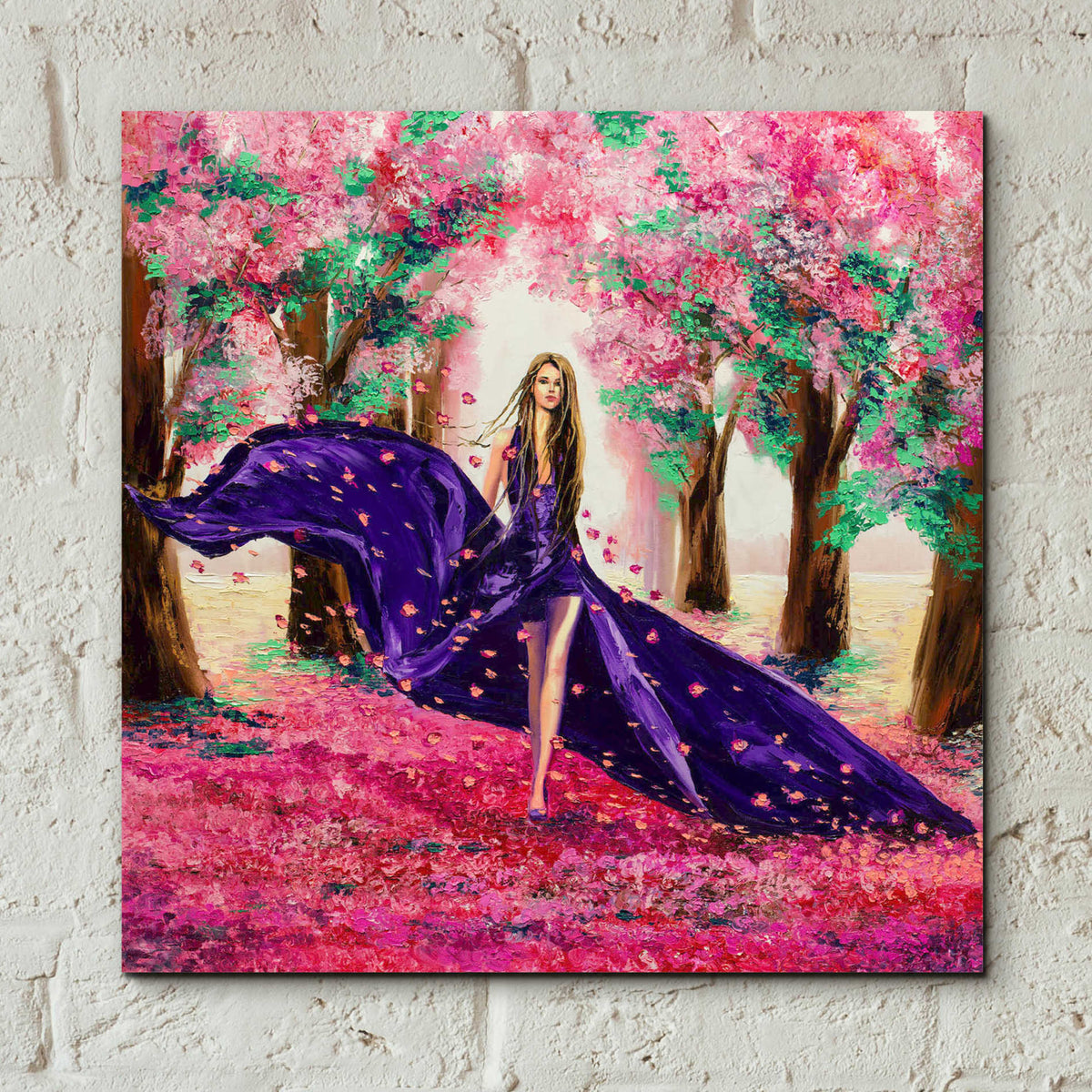 Epic Art 'Spring,' Acrylic Glass Wall Art,12x12