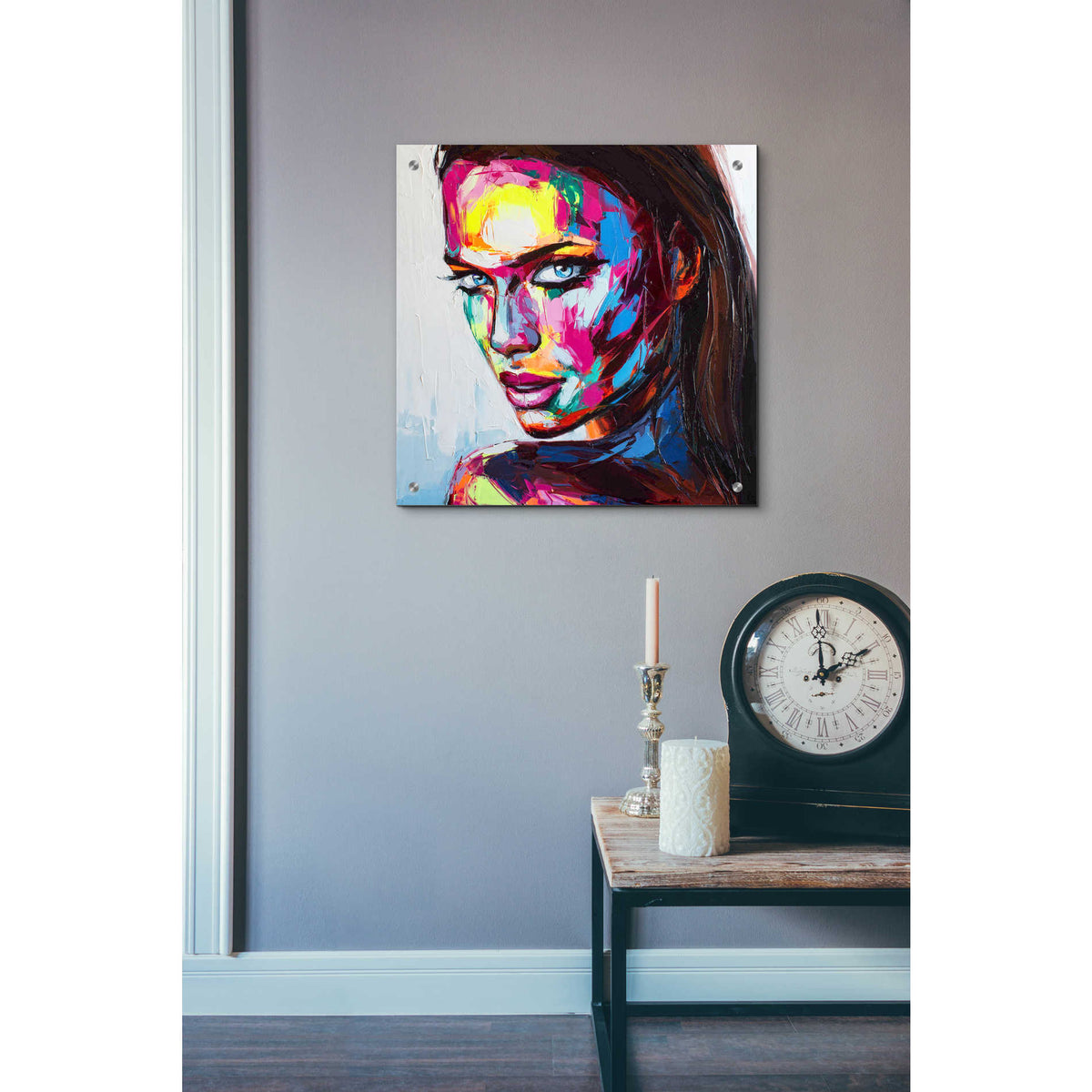 Epic Art 'Turn Loose,' Acrylic Glass Wall Art,24x24