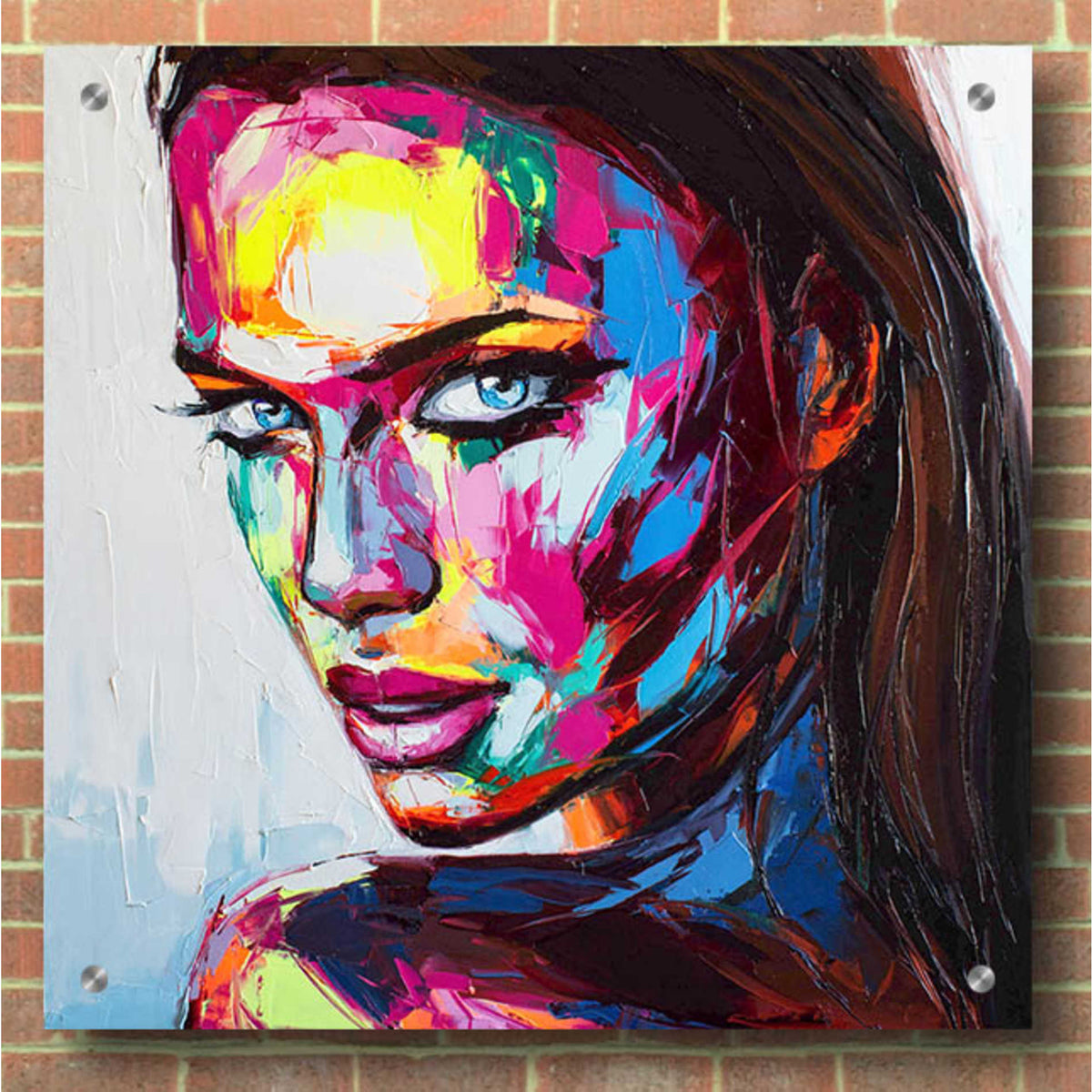 Epic Art 'Turn Loose,' Acrylic Glass Wall Art,36x36