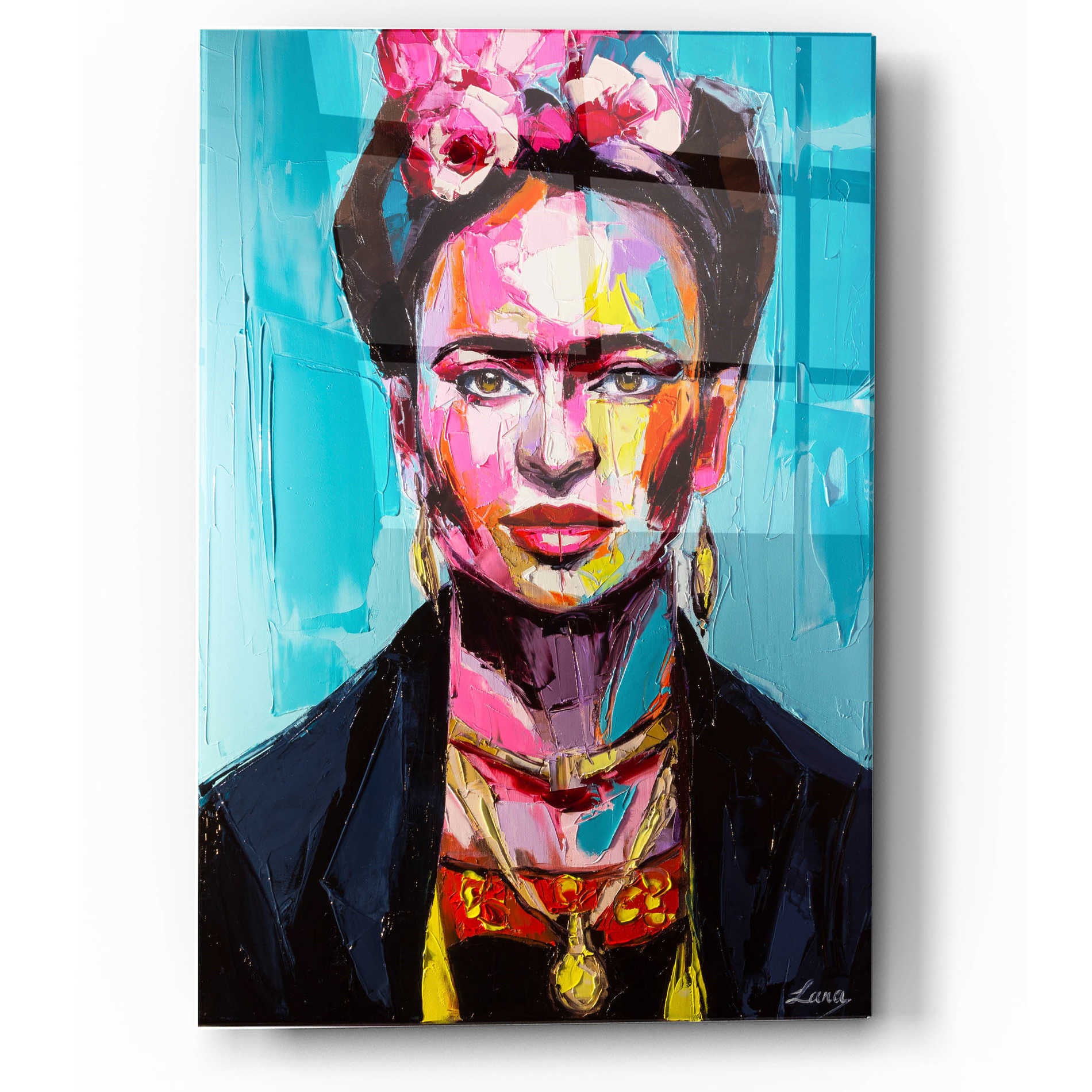 Epic Art 'Frida,' Acrylic Glass Wall Art,12x16