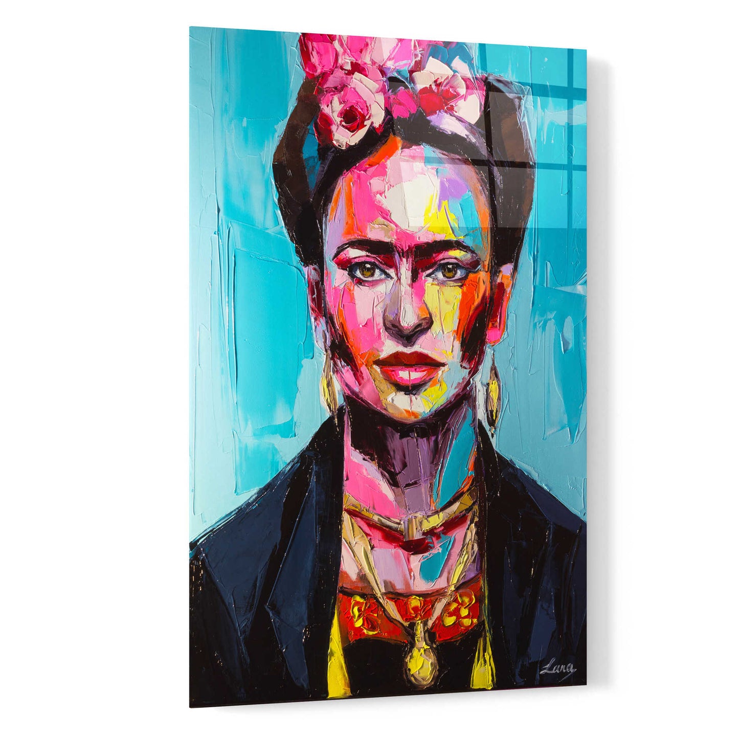 Epic Art 'Frida,' Acrylic Glass Wall Art,16x24